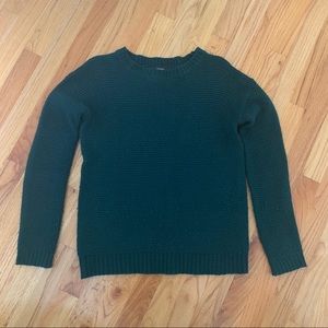 Dark green knit sweater